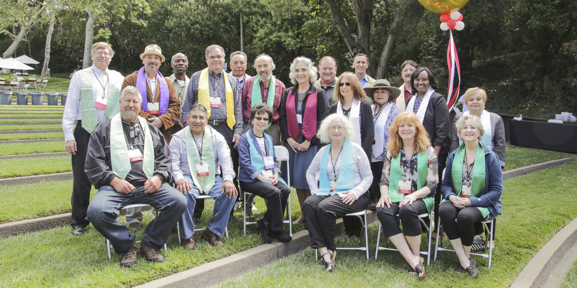 Group of employees who have served 35 years of service at Stanford