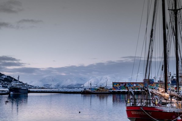 Harbor above the arctic circle