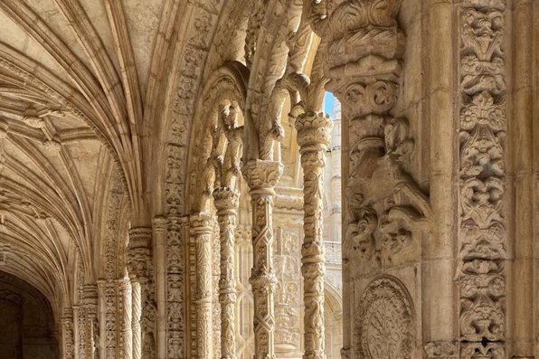 Intricate columns in Portugal